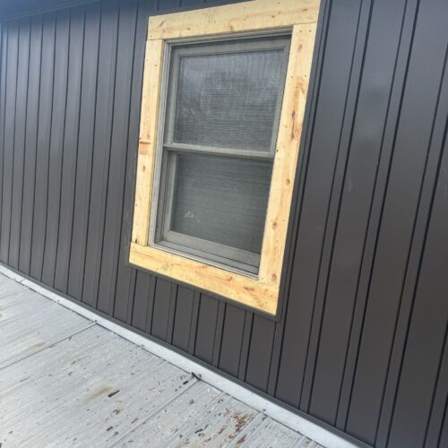 black siding